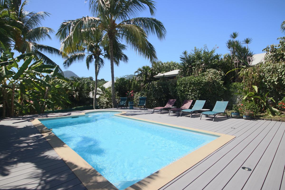2  Location villa piscine le diamant Martinique_la piscine